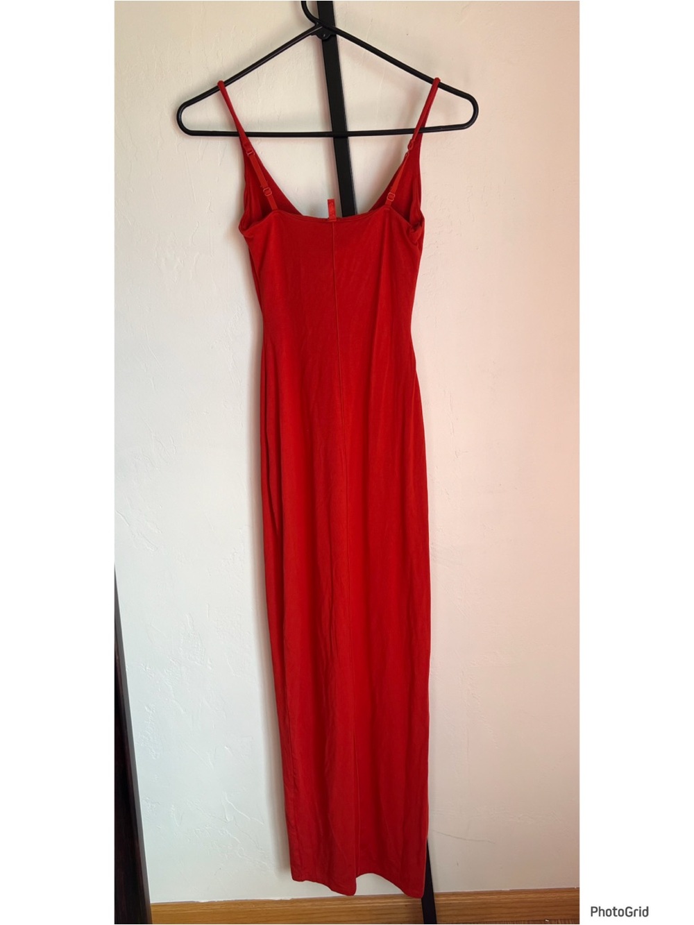 Skims Terra Orange Red Maxi Slip Dress XXS - Picture 3 of 4